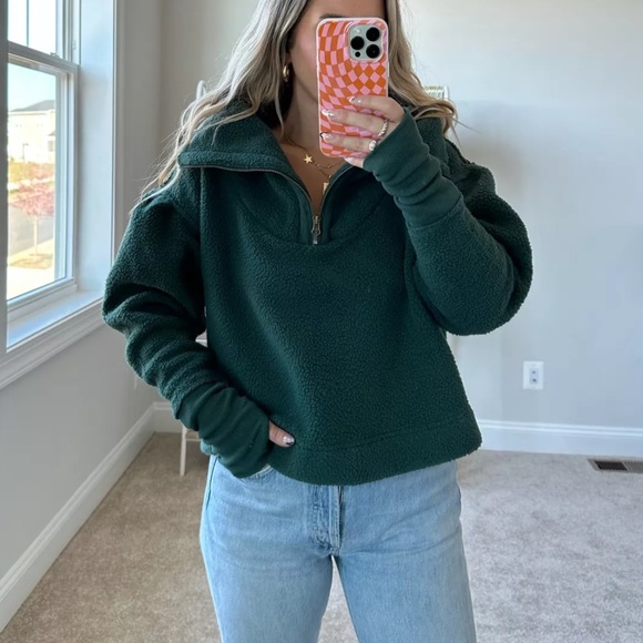 Free People Tops - NWOT Free People Poppy Pullover- Forest Green